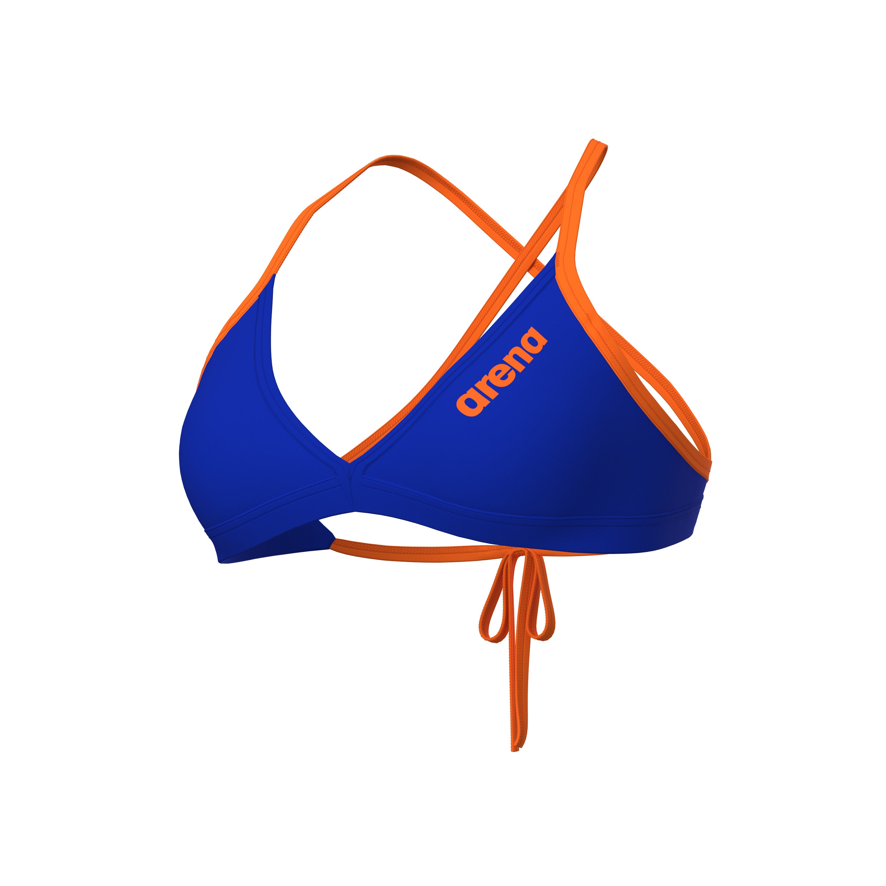 WOMEN'S TEAM SWIM TOP TIE BACK SOLID