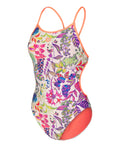W ARENA PAINTING SWIMSUIT LACE BACK